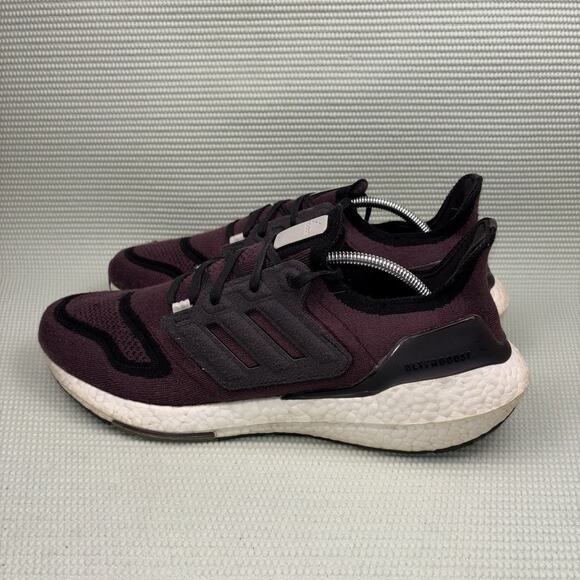Adidas UltraBoost 22 Shadow Maroon Athletic Running Shoes Sneakers Men’s Size 12 - Picture 3 of 10